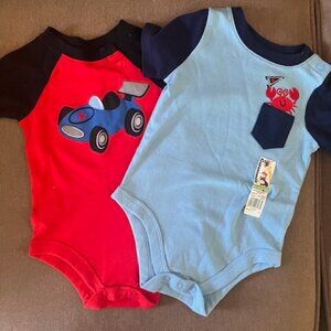 Infant Boy Size 12M Onesie Set of (2)